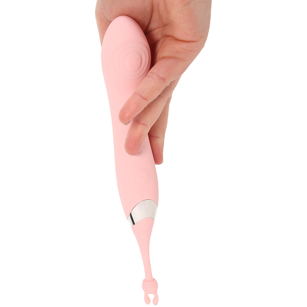 Clit-Tastic Double Sided Teaser with Attachments Vibrators > G-Spot Vibrators