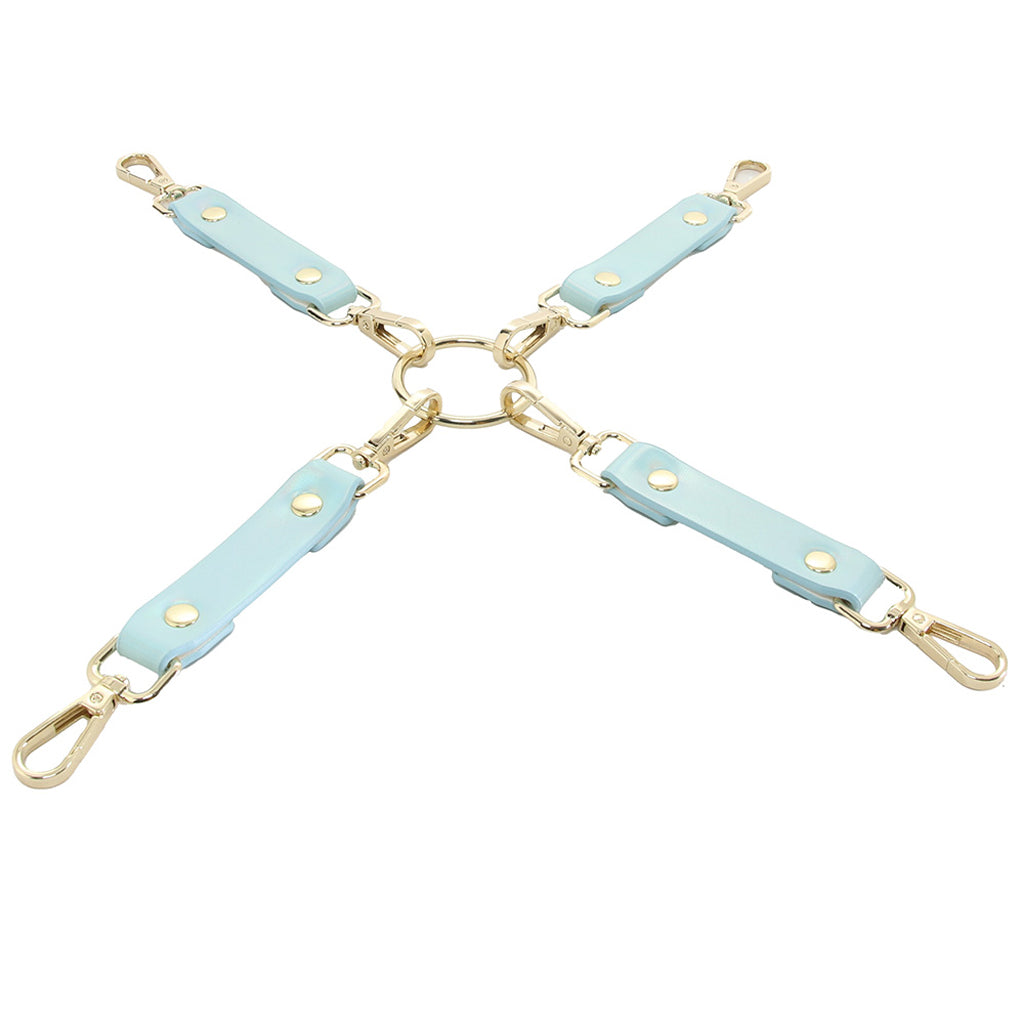 Ouch! Paris Collection Hogtie Connectors in Blue Bondage and Fetish > Restraints