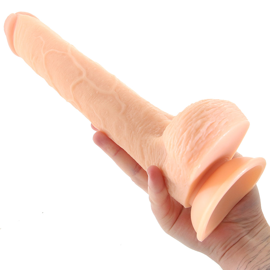 Hero 11 Inch Straight Harness Compatible Dildo Dildo Sex Toys > Realistic Dildos