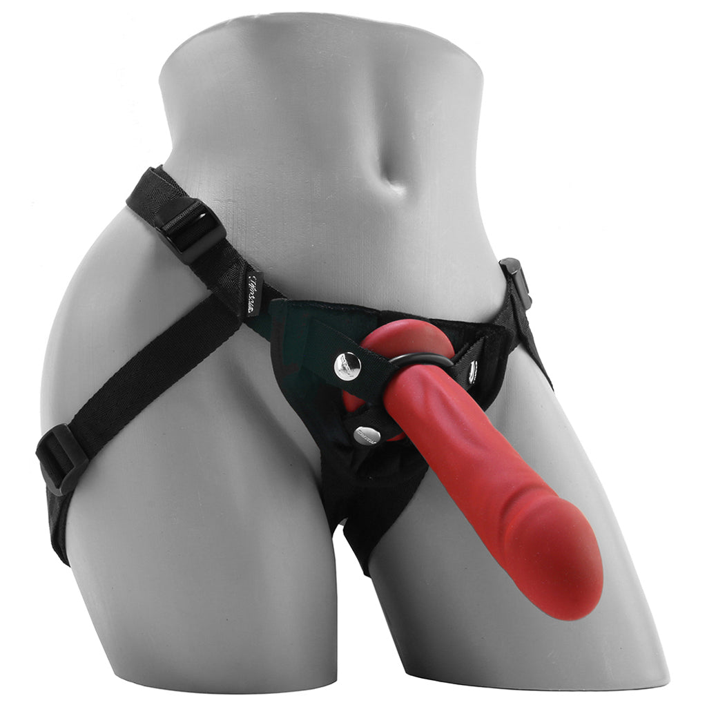 Strap-On Silicone Vamp Kit in Red Dildo Sex Toys > Strap-On and Harnesses