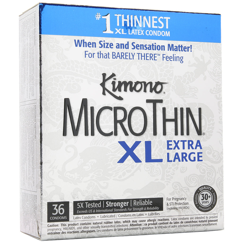 Kimono MicroThin XL Condoms in 36 Pack Condoms