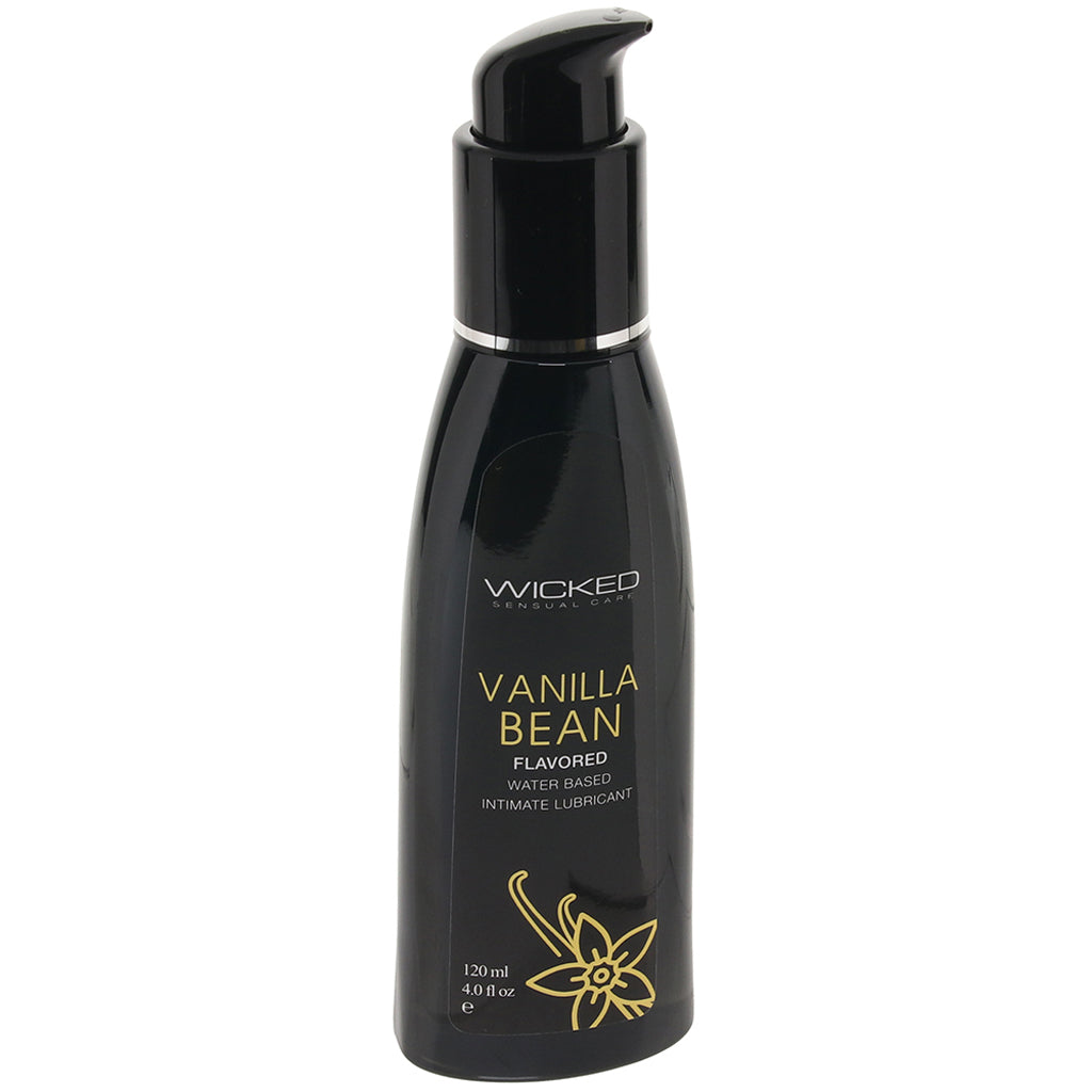 Aqua Flavored Lube 4oz/120ml in Vanilla Bean Lubes and Lotions > Flavored Sex Lubes