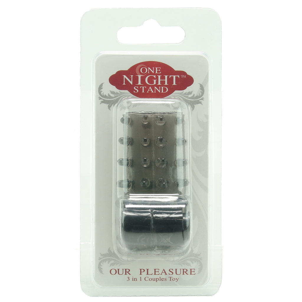 One Night Stand Our Pleasure Vibrating Sleeve Cock Rings