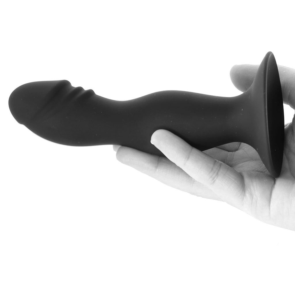 Silicone Anal Stud in Black Anal Sex Toys > Butt Plugs