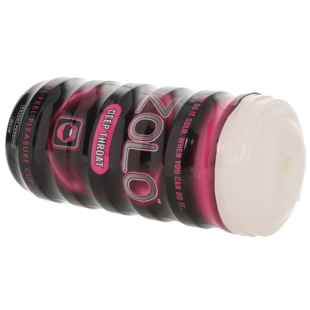 Deep Throat Pleasure Cup Masturbator Male Masturbators > Self-Contained Strokers