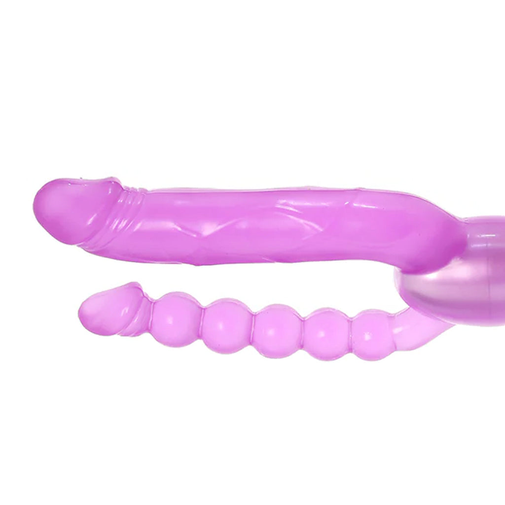 PinkCherry Dual Penetrator Vibe Vibrators > Double Penetration