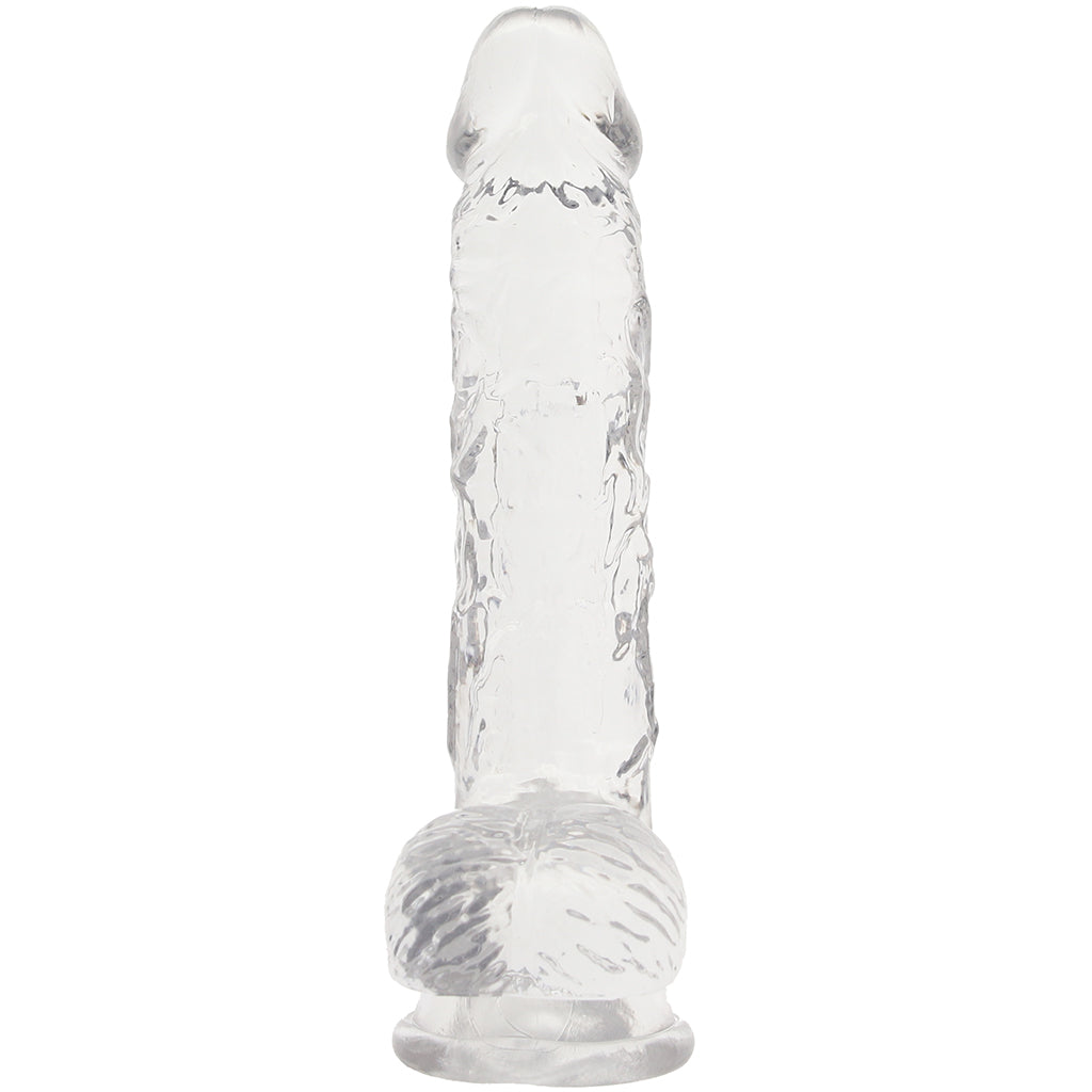 RealRock 5 Inch Realistic Ballsy Dildo in Crystal Clear Dildo Sex Toys > Realistic Dildos