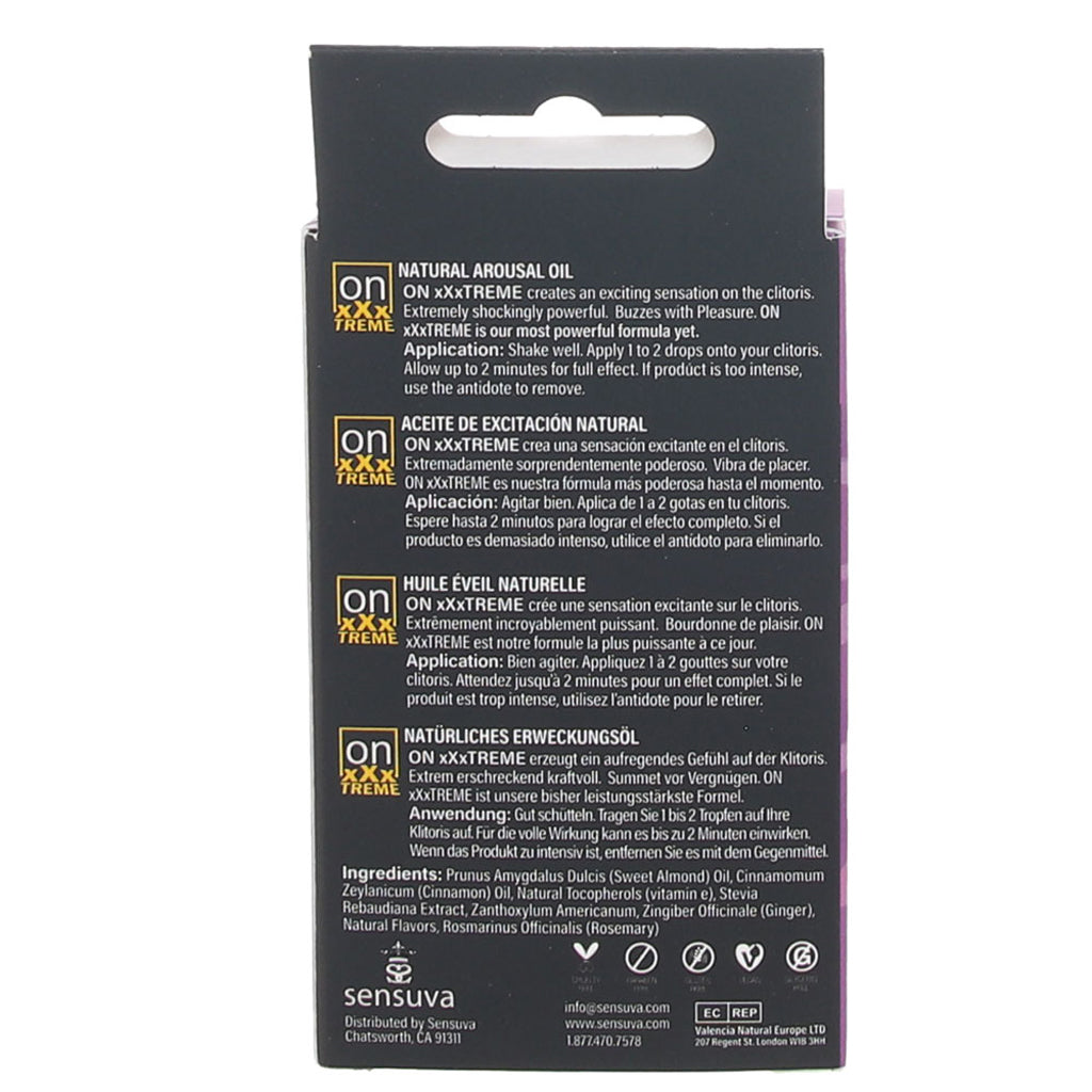 ON XXXtreme Natural Arousal Oil with Antidote Lubes and Lotions > Sexual Stimulants