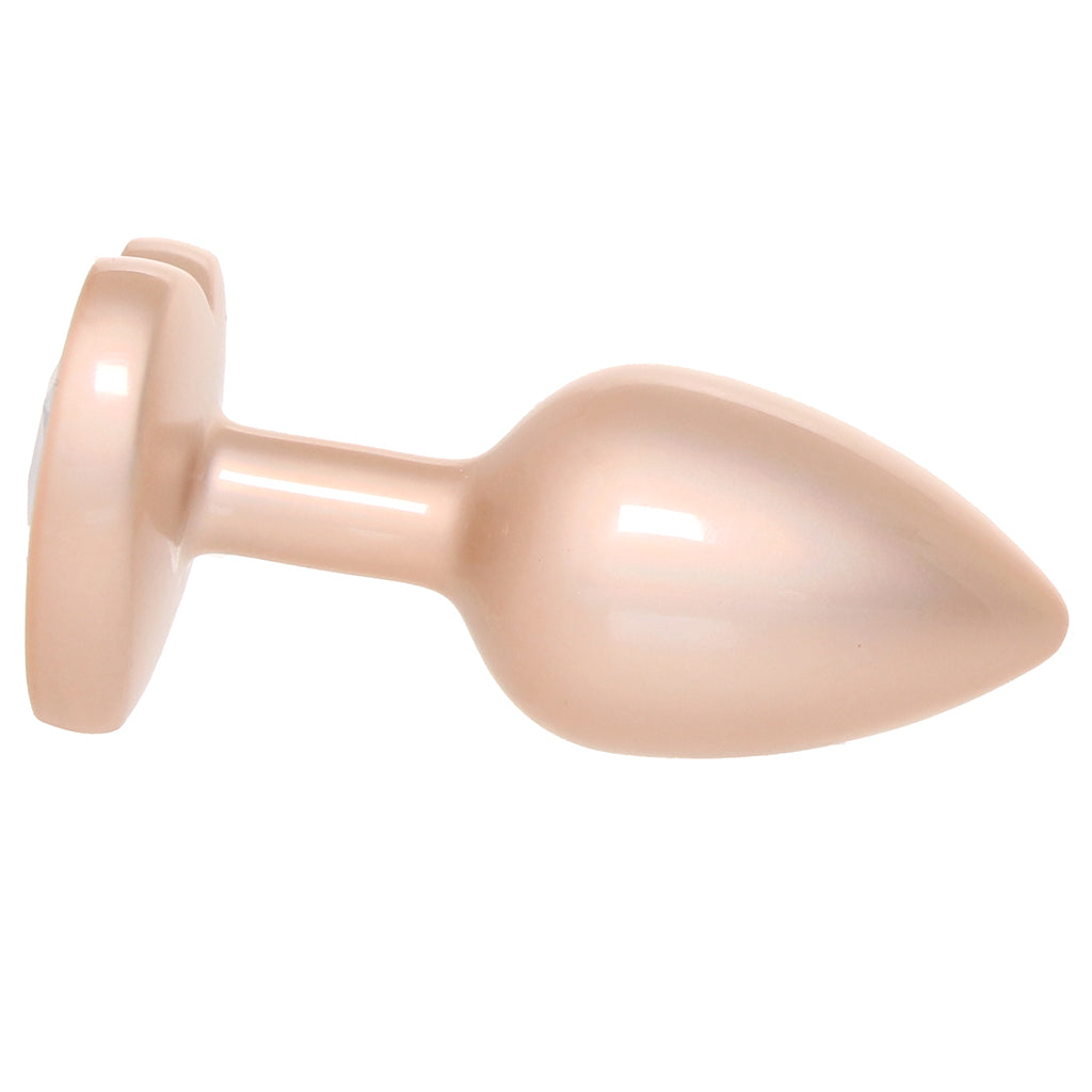 Booty Bling Gold Metal Jewelled Butt Plug in Small Anal Sex Toys > Butt Plugs