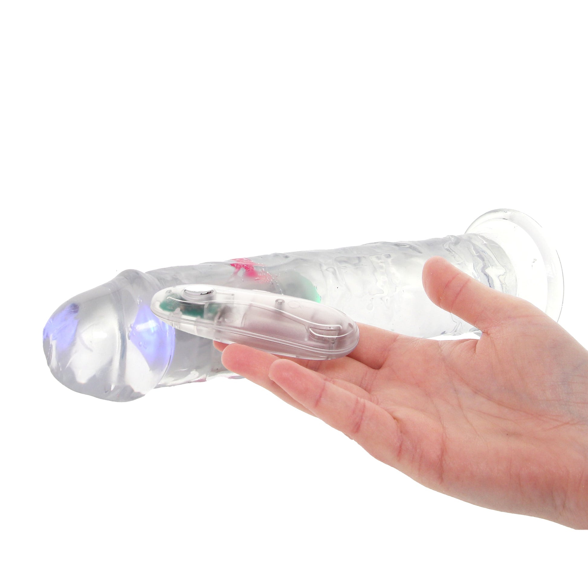 RealRock 7 Inch Light Up Vibrating Dildo Vibrators > Realistic Vibrator Dildos