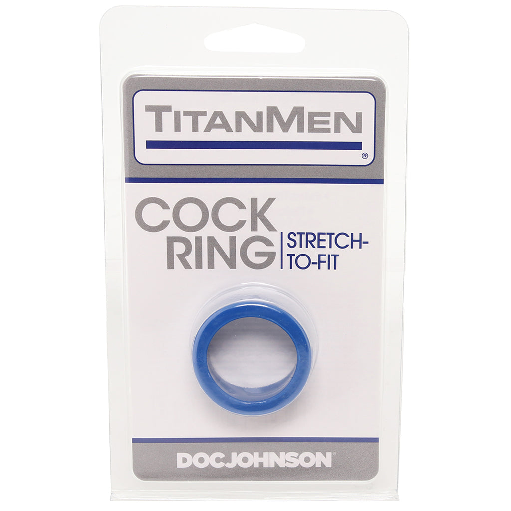 TitanMen Cock Ring in Blue Cock Rings