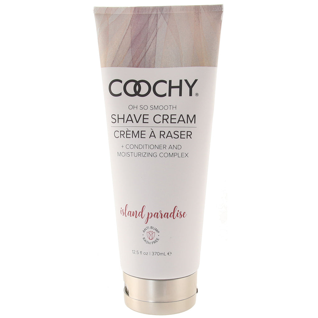 Coochy Shave Cream 12.5oz/370ml in Island Paradise Lubes and Lotions > Hair & Skincare