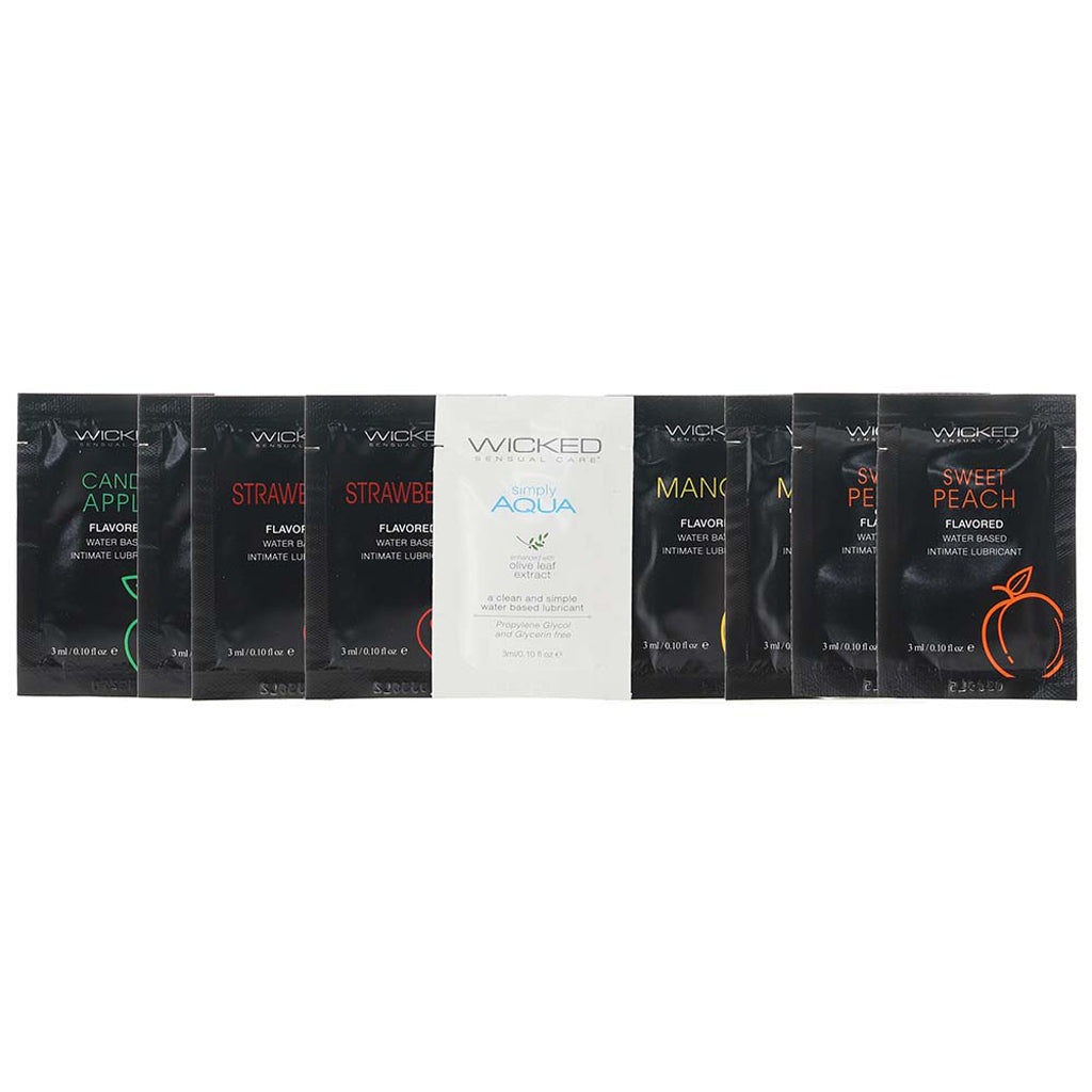Teasers Fresh Fruit Lube Sampler Lubes and Lotions > Flavored Sex Lubes