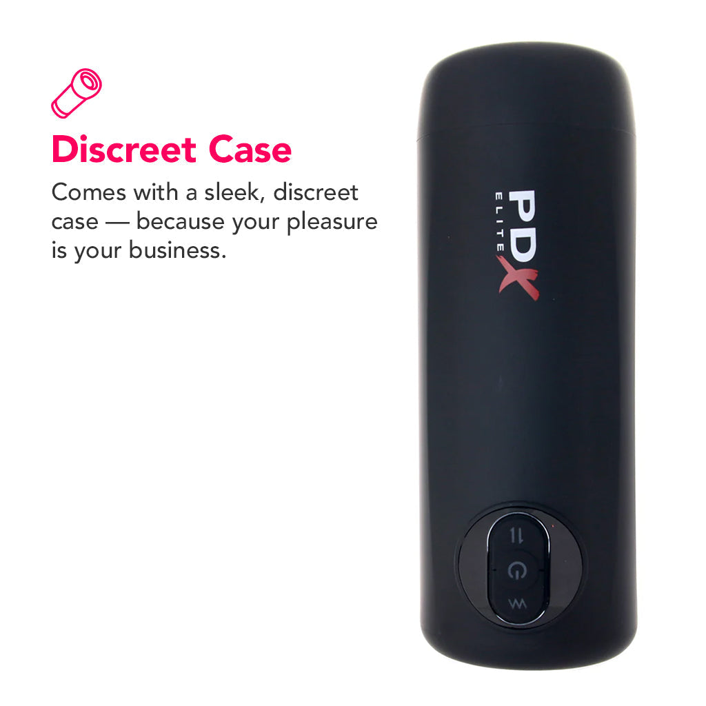 PDX Elite Moto Milker Thrusting Auto Stroker Male Masturbators > Auto Strokers