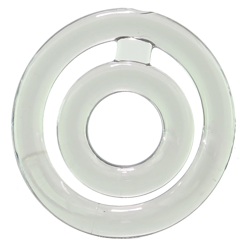 Bullseye Double Loop Cock Ring in Smoke Cock Rings