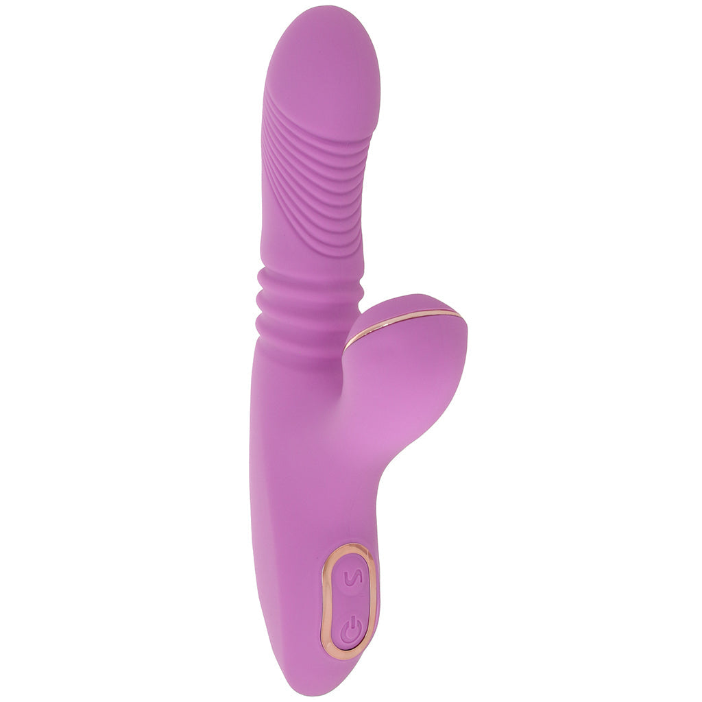 Shegasm Pro-Thrust Suction Rabbit in Pink Vibrators > Rabbit Vibrators