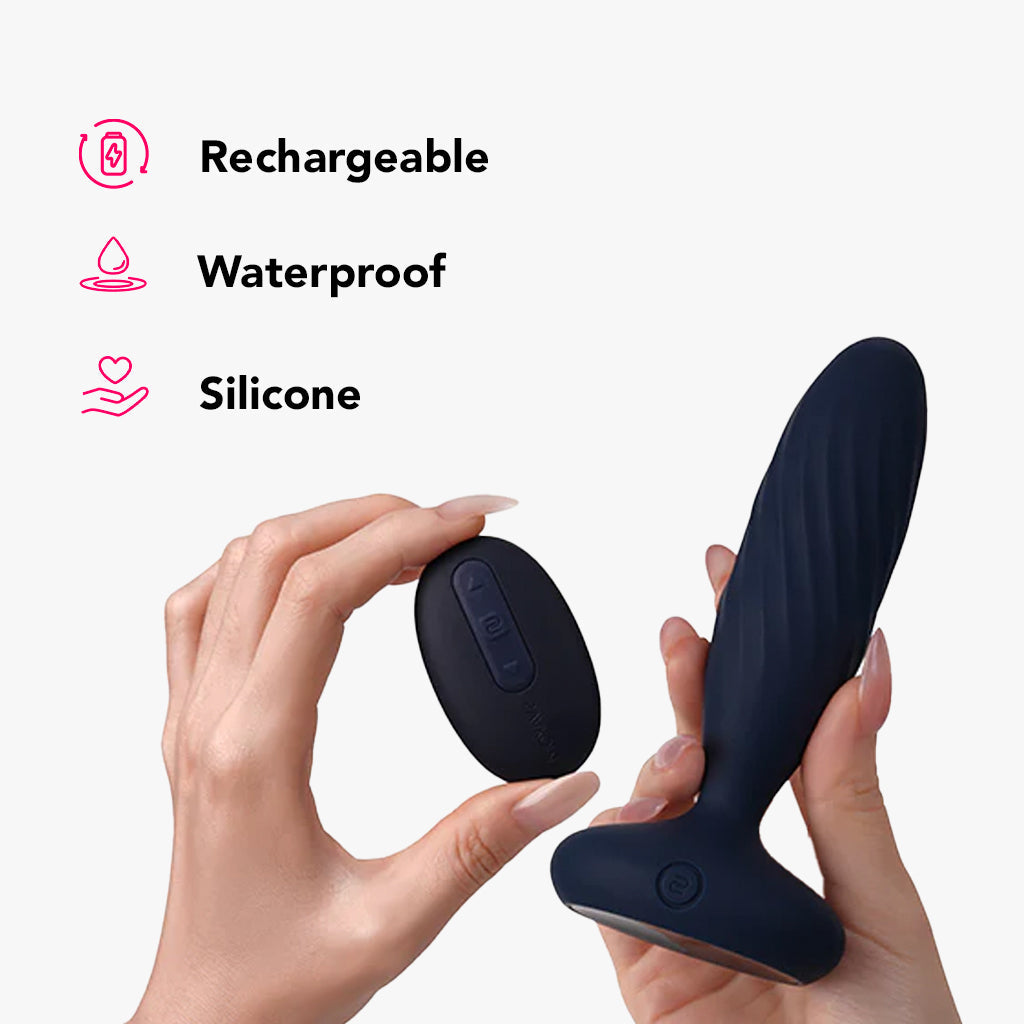Jordan App-Controlled Thrusting Anal Vibe Anal Sex Toys > Butt Plugs