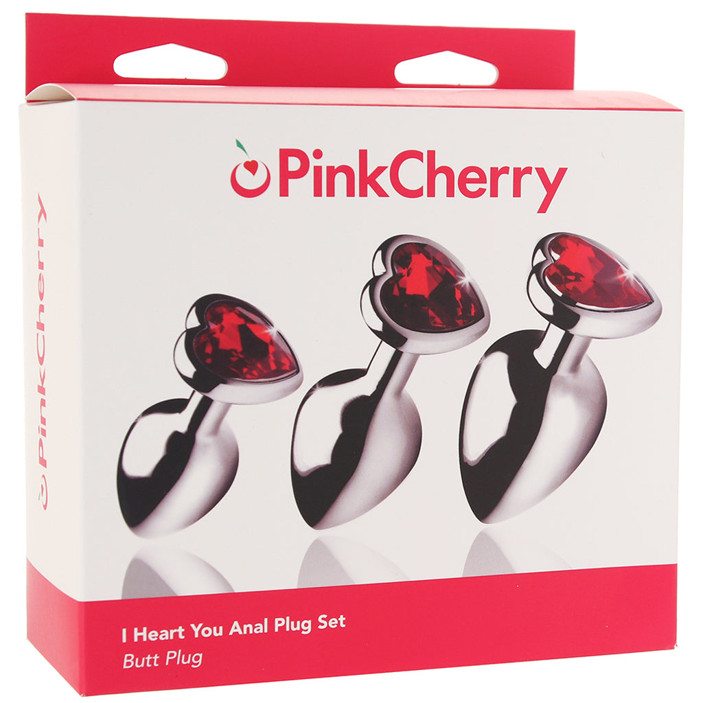 PinkCherry I Heart You Anal Plug Set Anal Sex Toys > Butt Plugs
