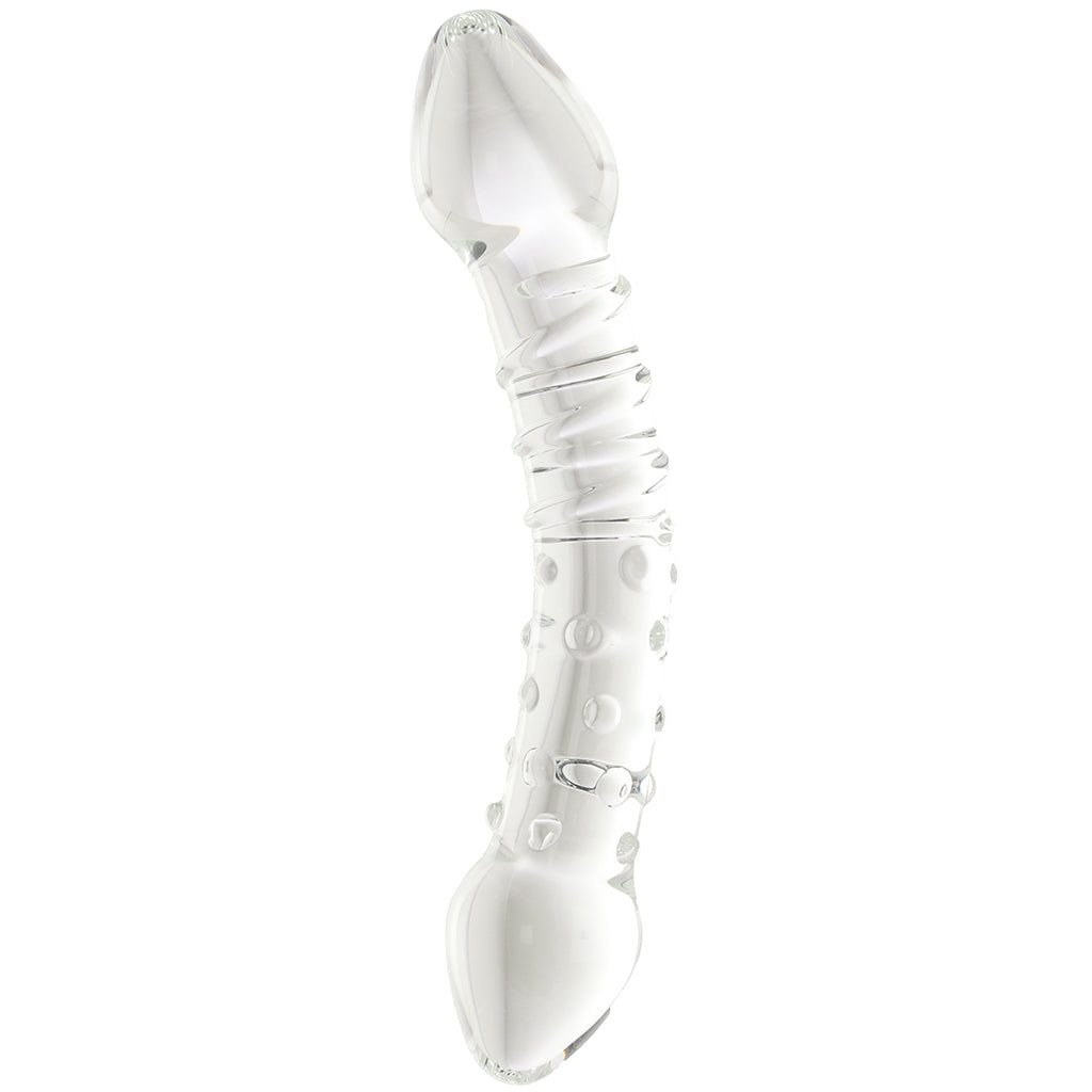 Clarity Celestial Bliss Swirly Glass Dildo Dildo Sex Toys > G-Spot Dildos