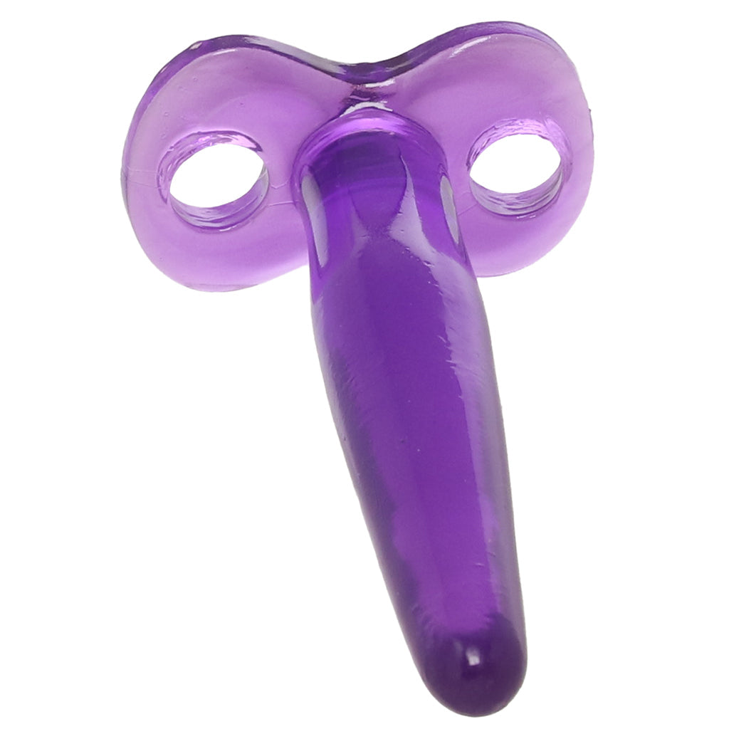 Silicone Tee Probe in Purple Anal Sex Toys > Butt Plugs