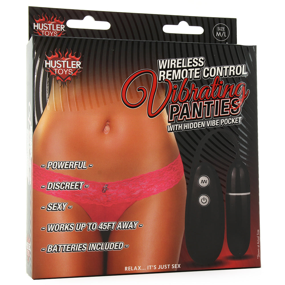 Wireless Remote Vibrating Pink Panties /L Vibrators > Wearable & Panty Vibrators