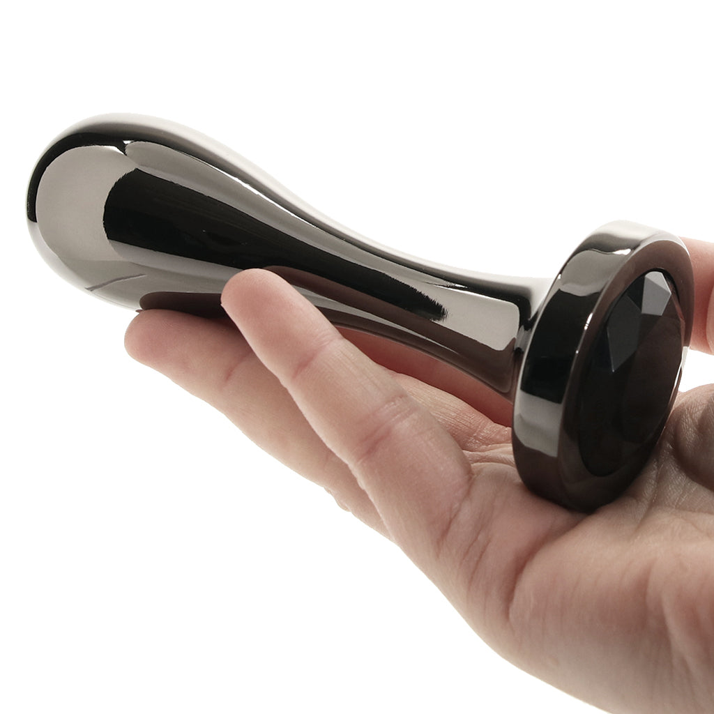 Gender X Black Pearl Metal Plug Anal Sex Toys > Butt Plugs