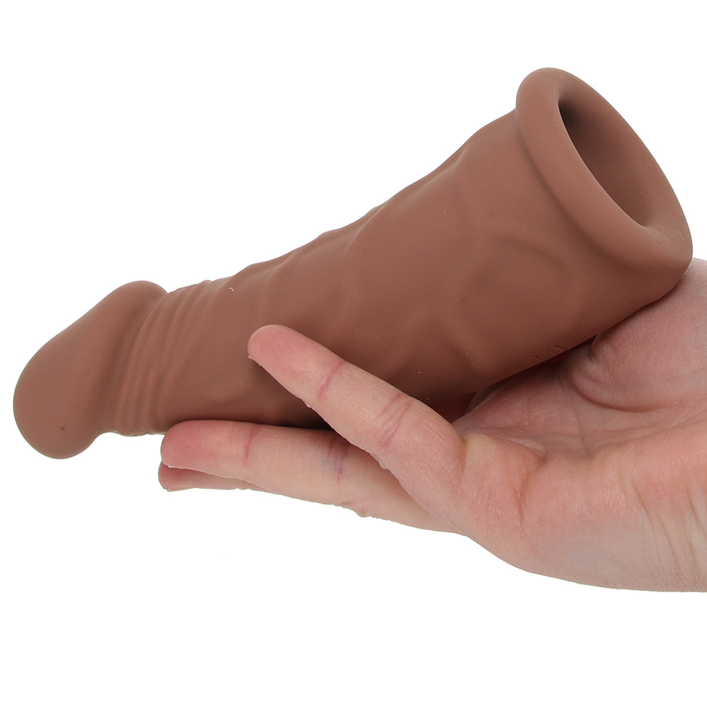 Performance Maxx Vibrating 7 Inch Extension in Tan