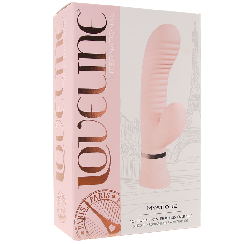 Loveline Mystique Ribbed Mini Rabbit Vibe Vibrators > Rabbit Vibrators