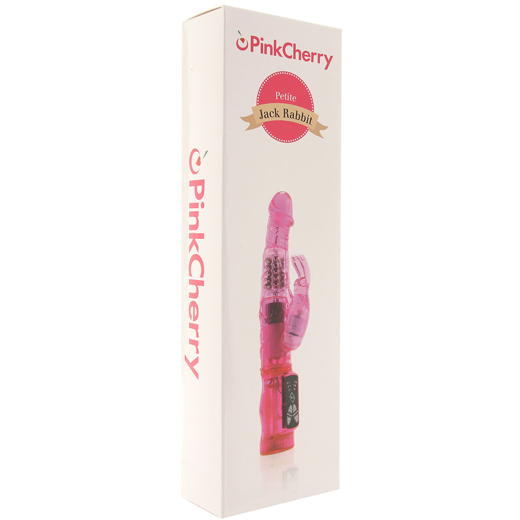 PinkCherry Petite Jack Rabbit Vibe in Pink Vibrators > Rabbit Vibrators