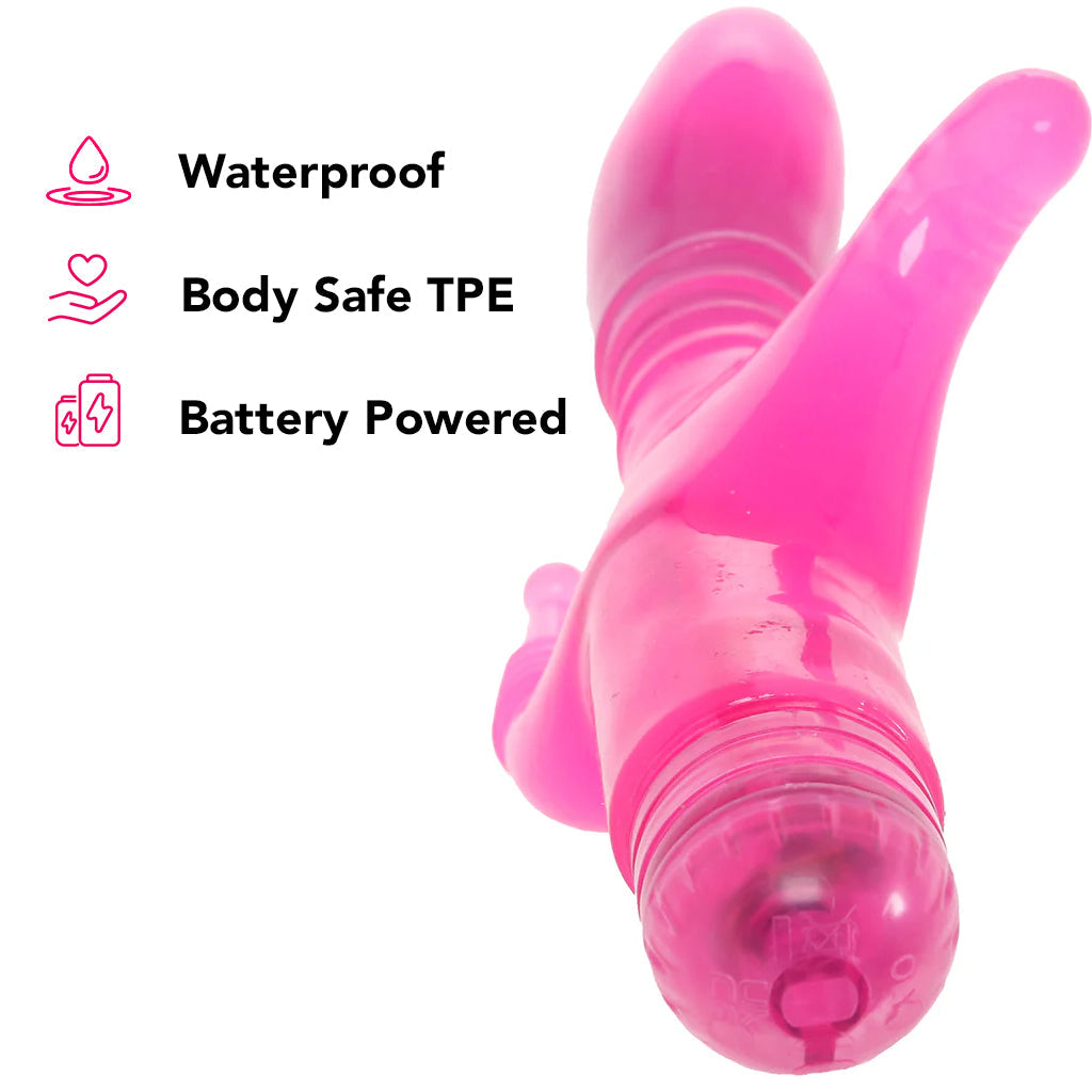Triple Tease Vibe in Pink Vibrators > Rabbit Vibrators