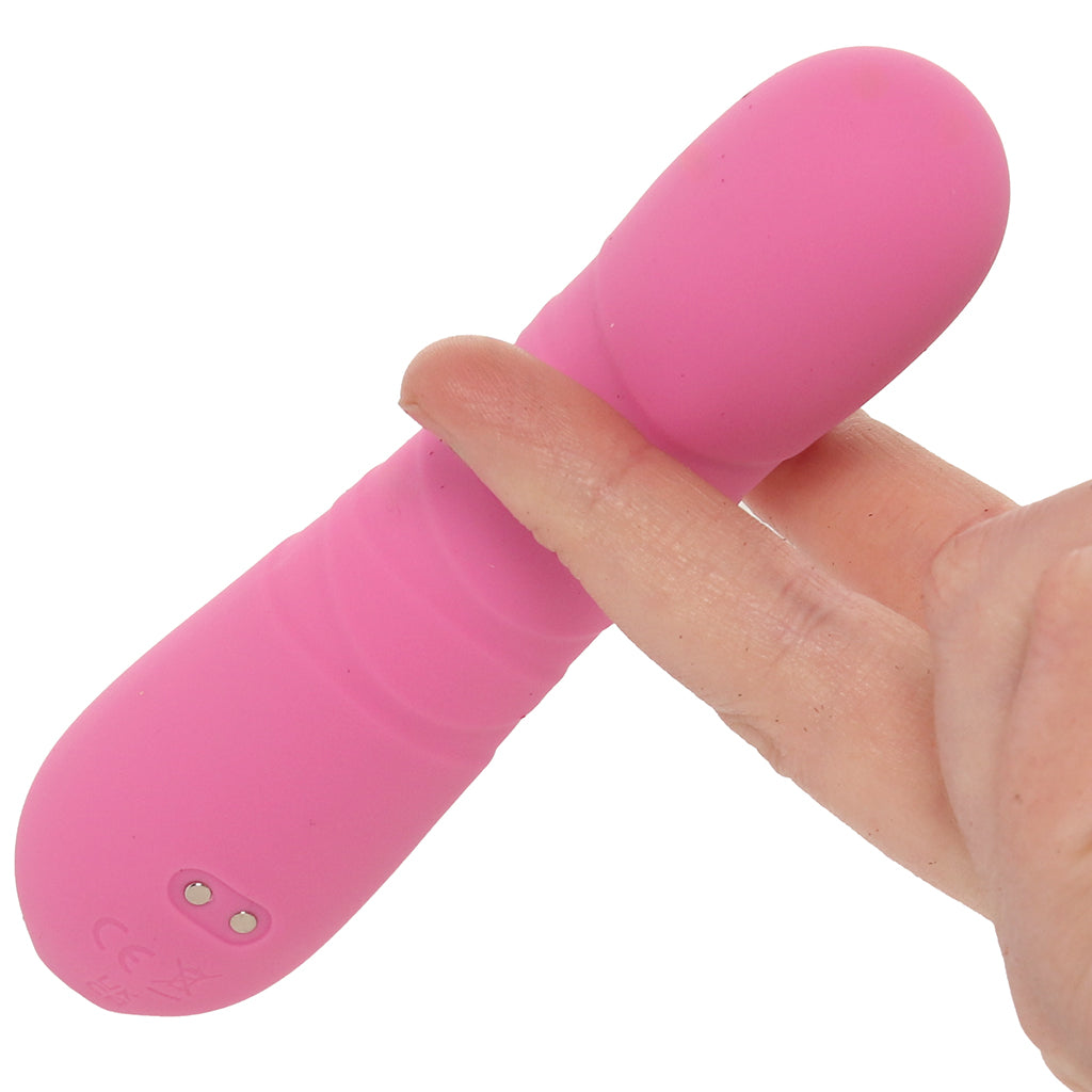 Pretty in Pink Crush Thrusting Vibe Vibrators > Bullet and Egg Vibrators