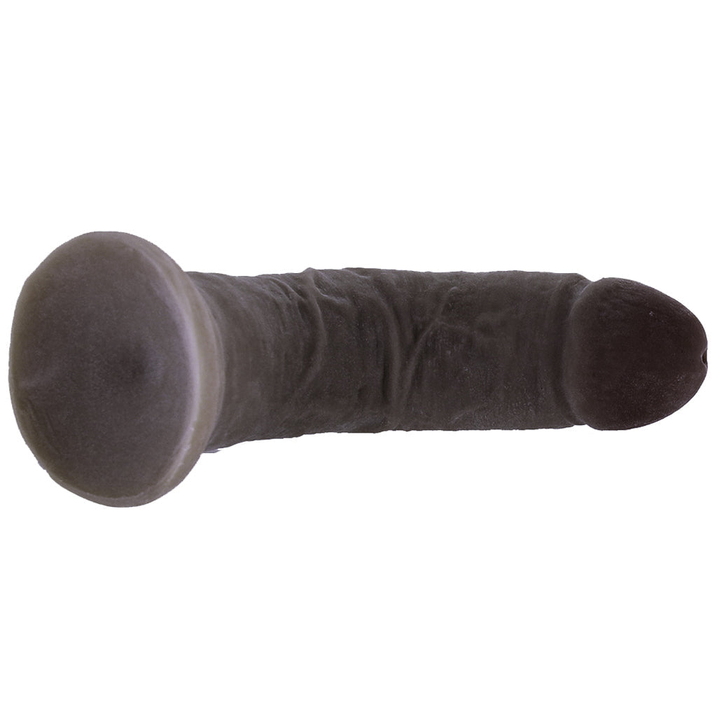 Dr. Skin Plus 8 Inch Thick Posable Dildo in Black Dildo Sex Toys > Realistic Dildos