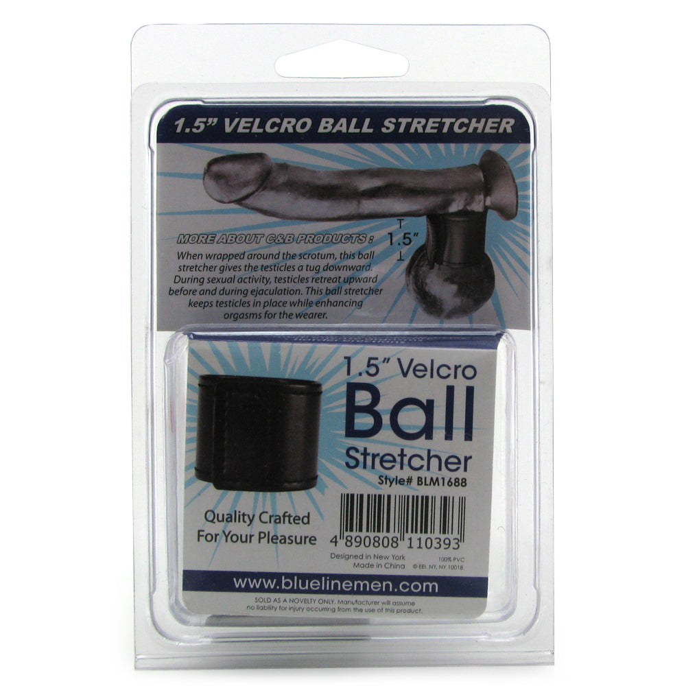 Blue Line 1.5 Inch Velcro Ball Stretcher Bondage and Fetish > Cock and Ball Devices