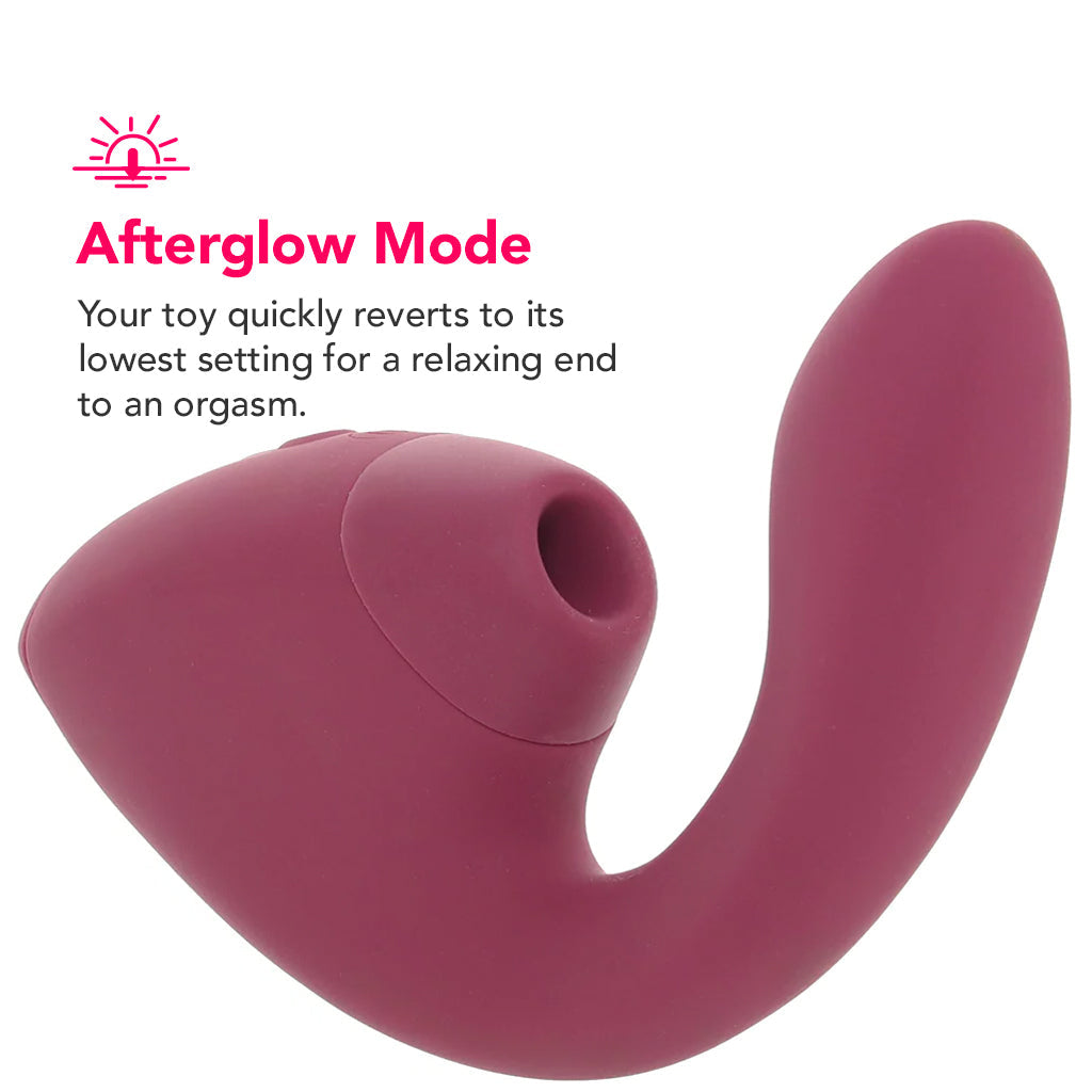 Womanizer Next Duo Clitoral Suction & G-Spot Vibe in Pink Vibrators > G-Spot Vibrators