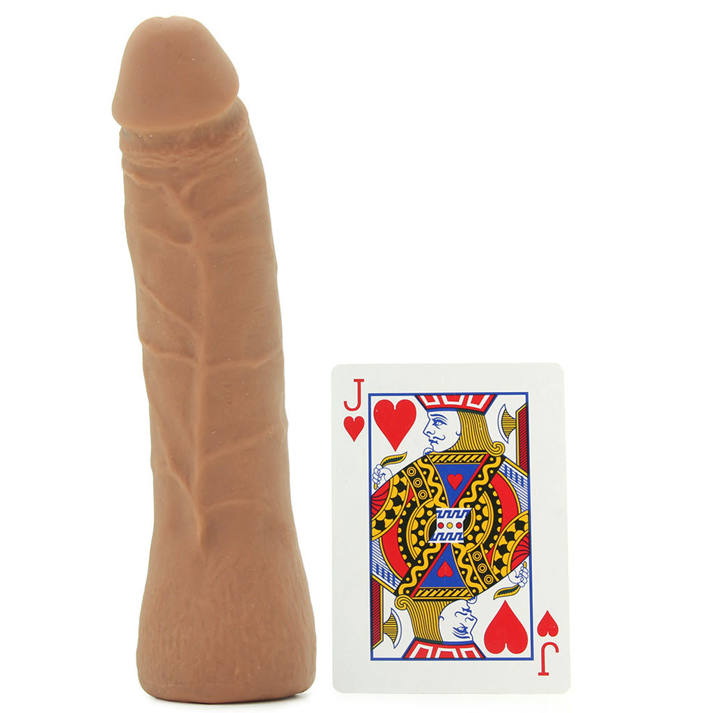 7 Inch Thin ULTRASKYN Vac-U-Lock Dildo in Brown Dildo Sex Toys > Realistic Dildos