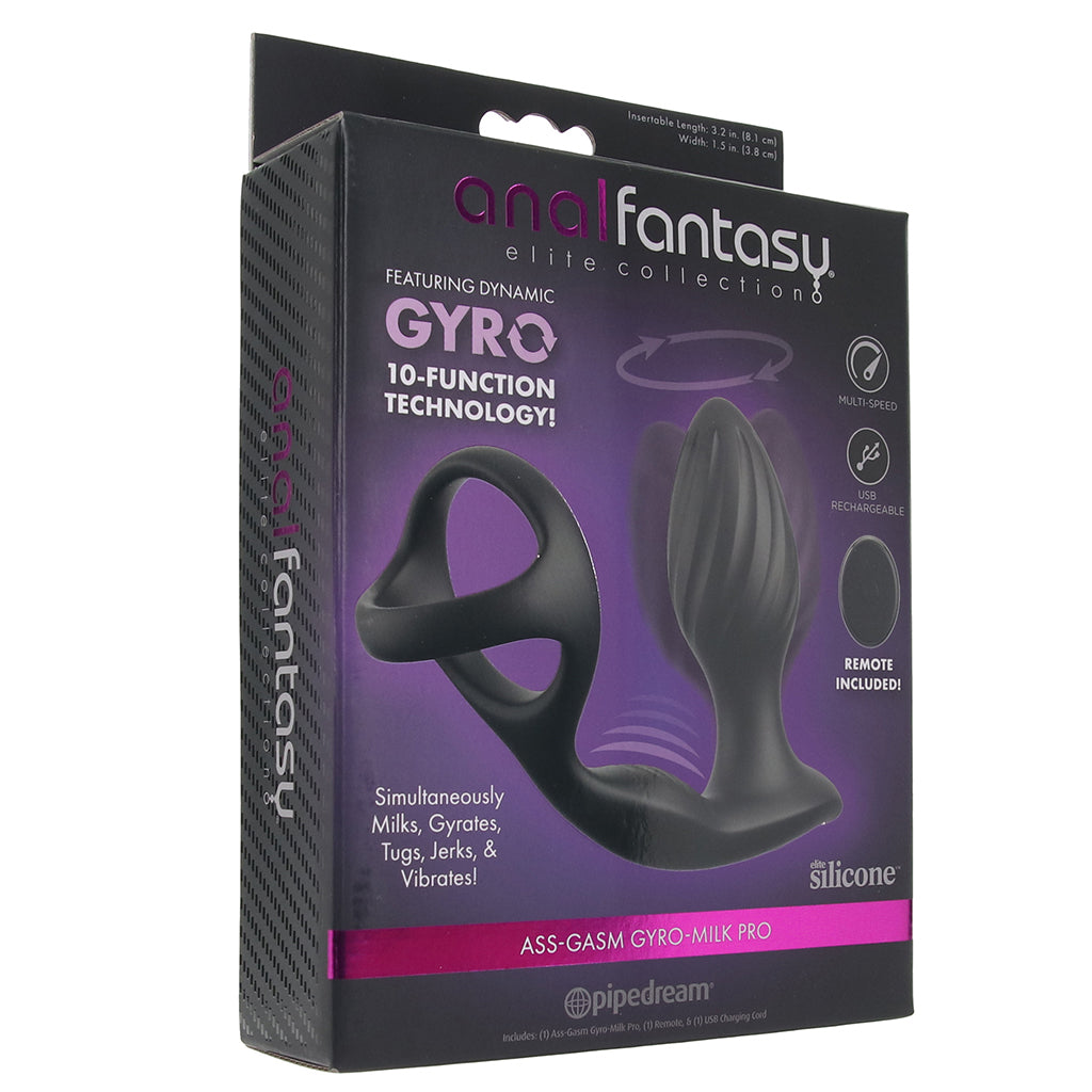 Ass-gasm Gyro-Milk Pro Ring & Plug Anal Sex Toys > Butt Plugs