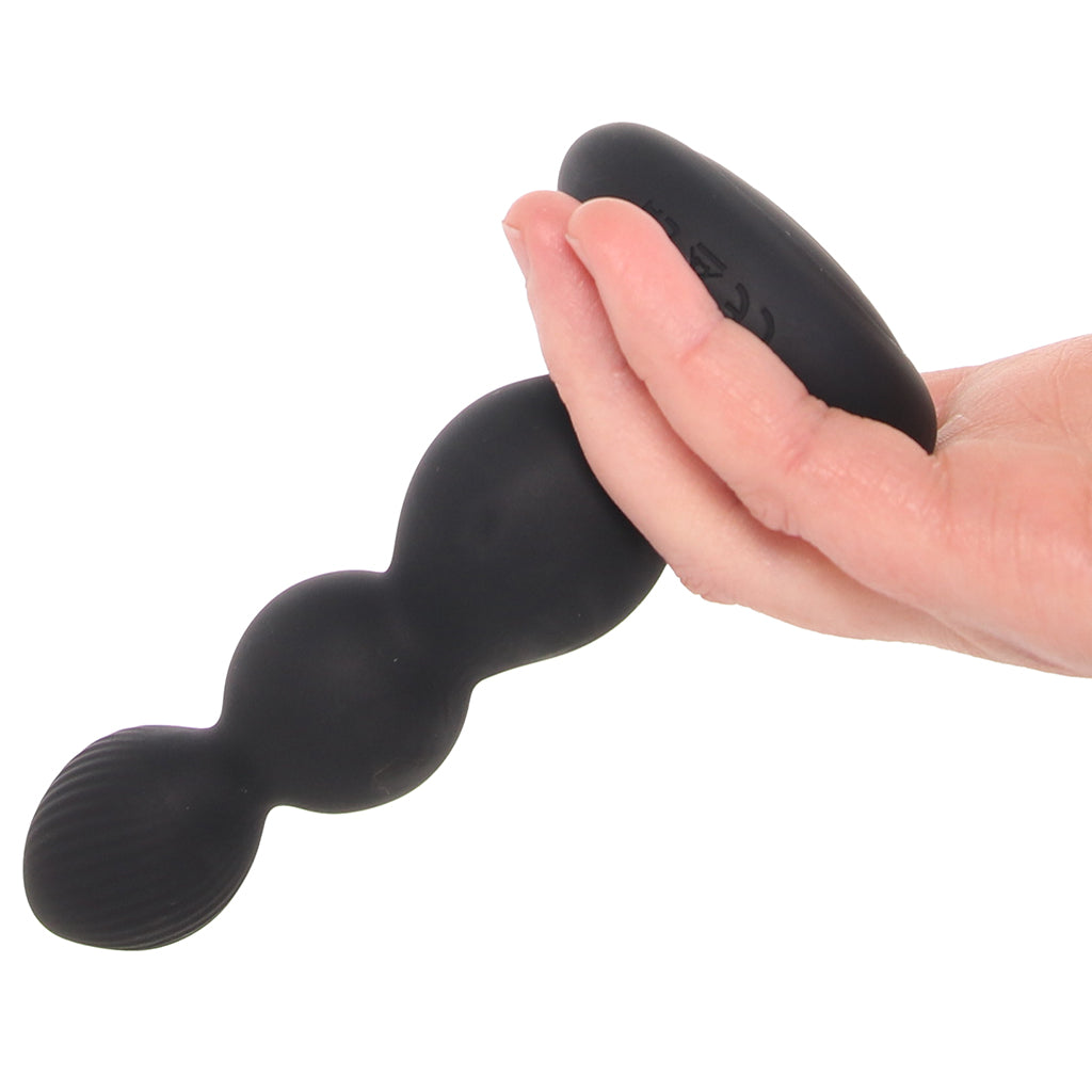 Renegade Valor Gyrating & Vibrating Beaded Plug Anal Sex Toys > Butt Plugs