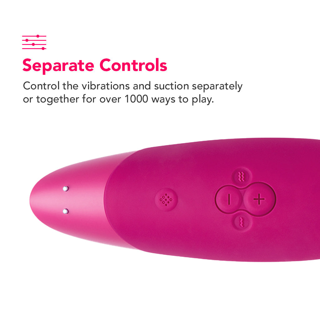 Womanizer Enhance Pleasure Air Vibe in Pink Vibrators > Clitoral Suction & Stimulation
