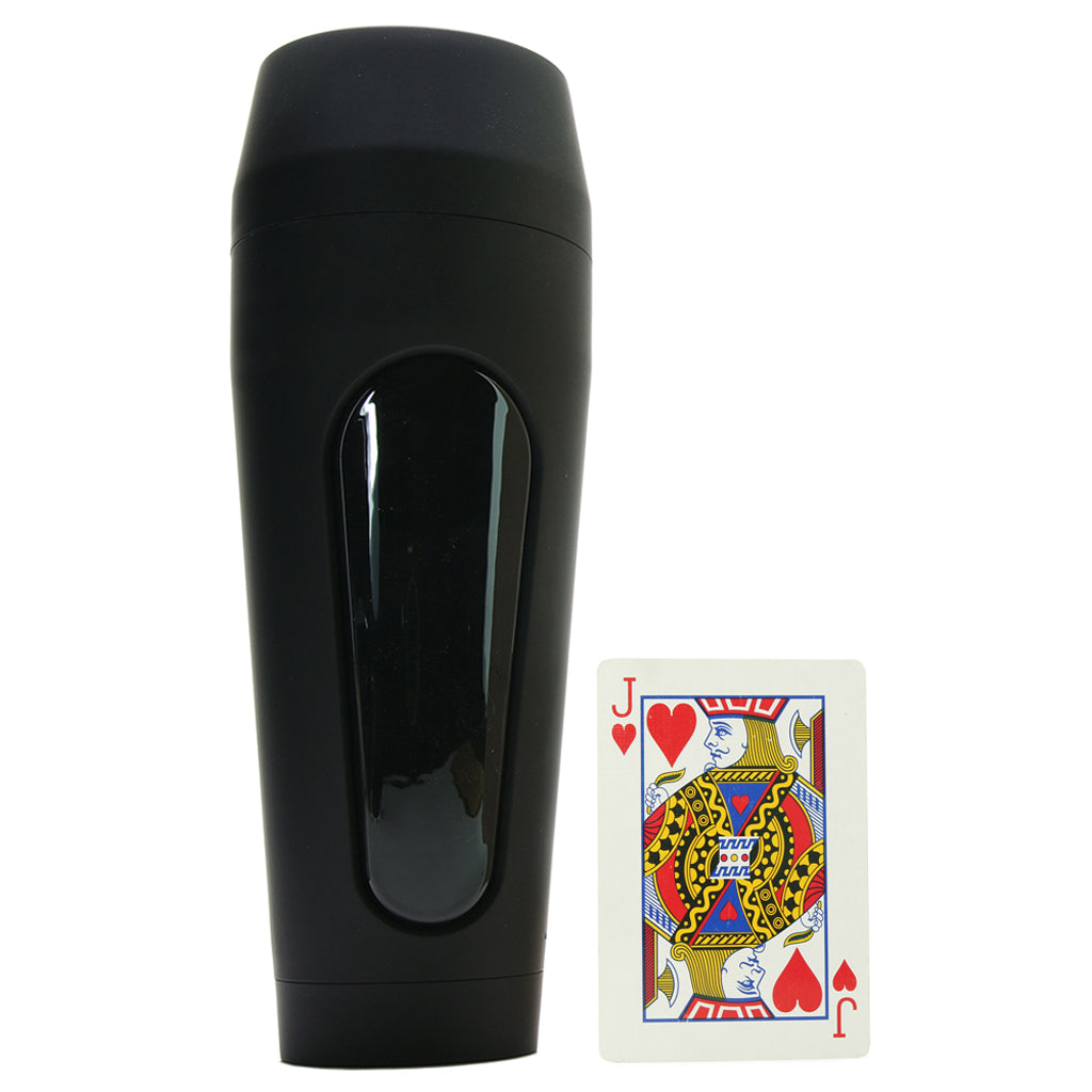 Main Squeeze Original ULTRASKYN Pussy Stroker in Chocolate Male Masturbators > Self-Contained Strokers