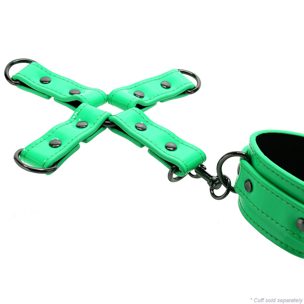 Electra Play Things Hog Tie in Neon Green Bondage and Fetish > Restraints