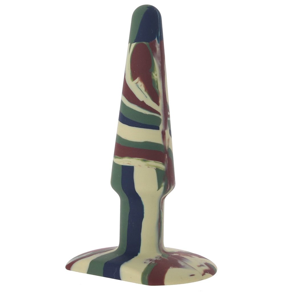 A-Play Groovy 5 Inch Anal Plug in Camo Anal Sex Toys > Butt Plugs