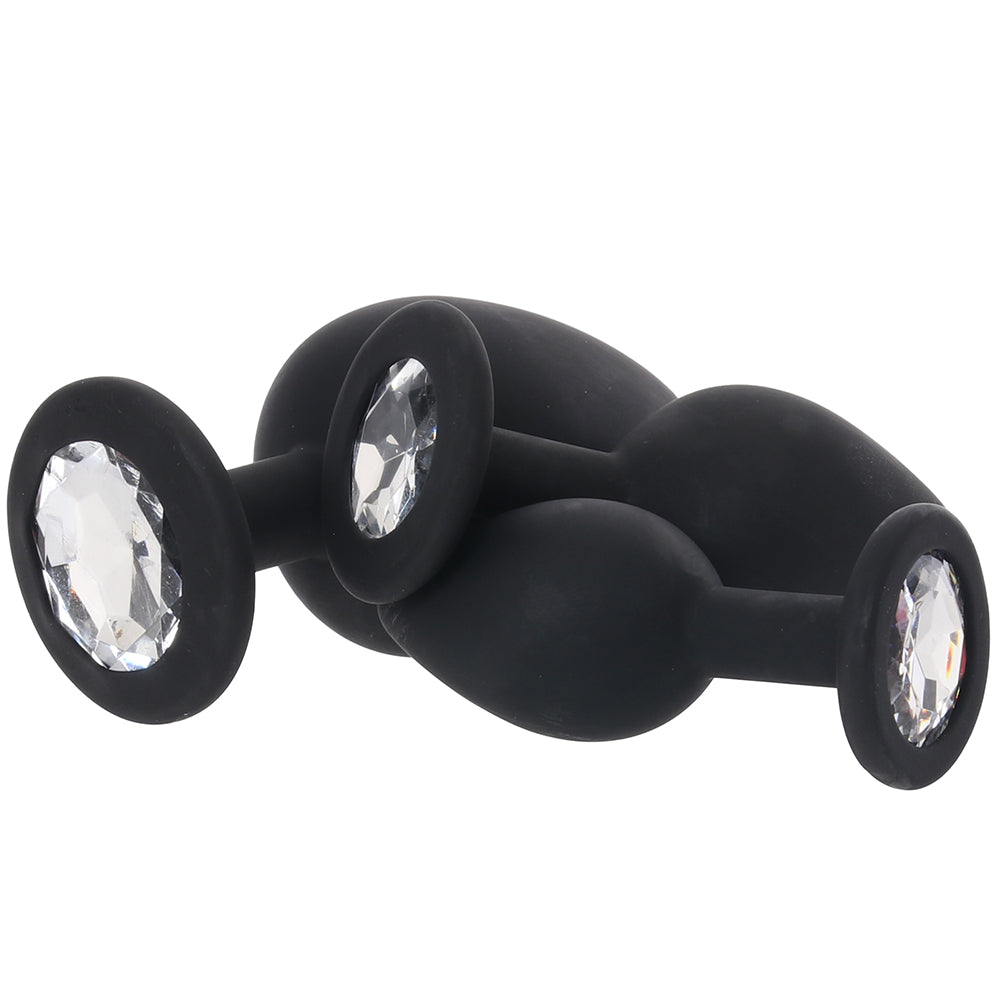 Gemsations Round Gem Silicone Anal Training Kit Anal Sex Toys > Butt Plugs