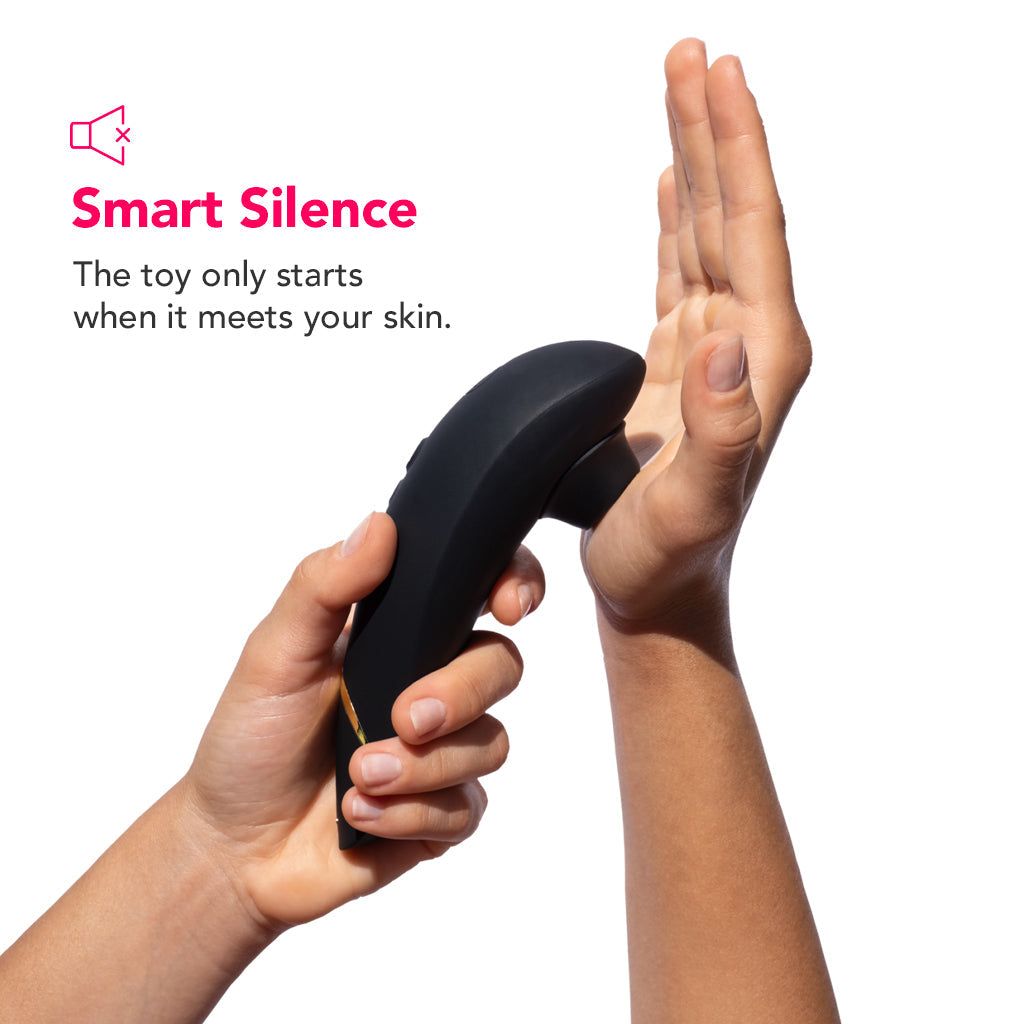 Womanizer Next 3D Pleasure Air Stimulator in Black Vibrators > Clitoral Stimulators