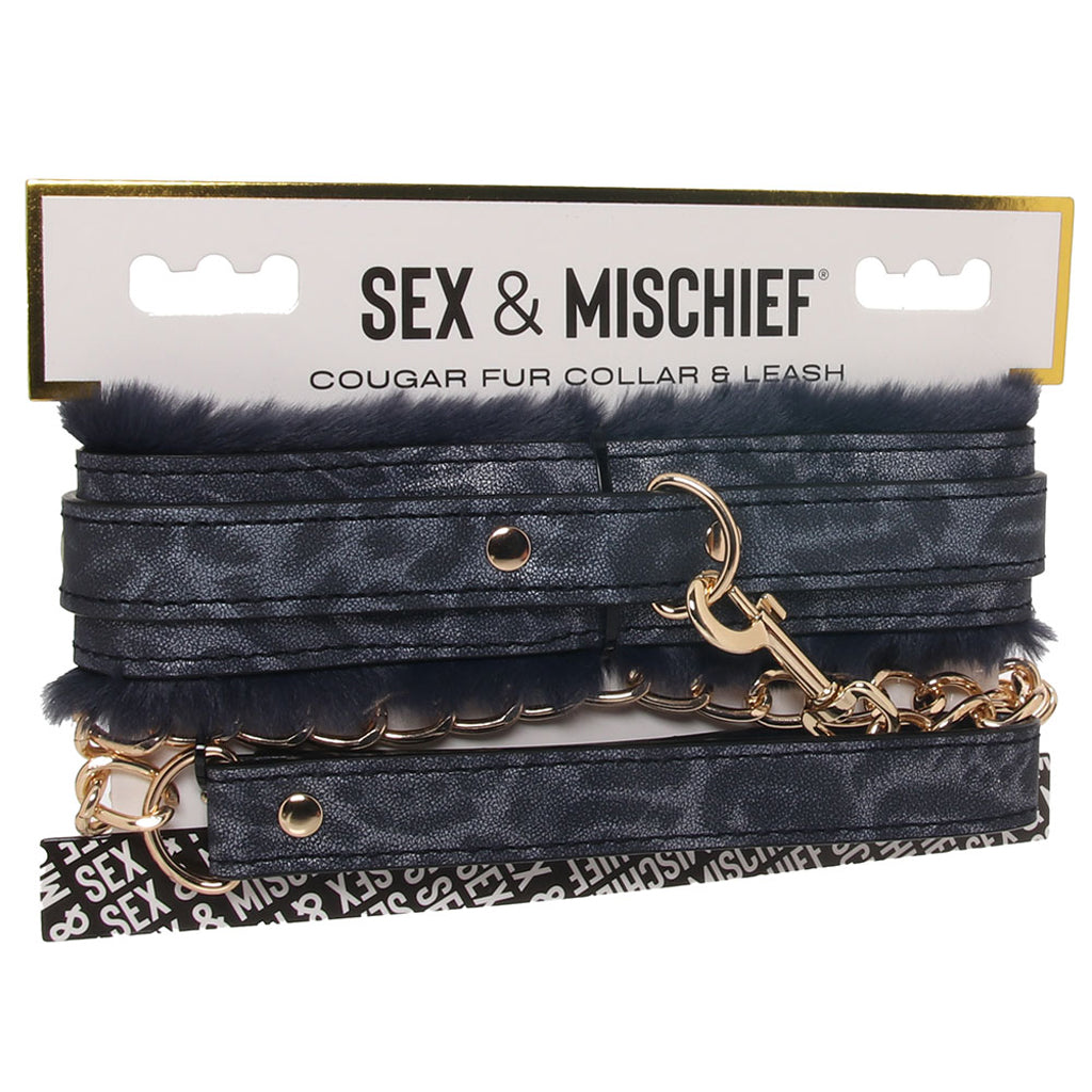 Sex & Mischief Cougar Collar & Leash Bondage and Fetish > Leashes and Collars