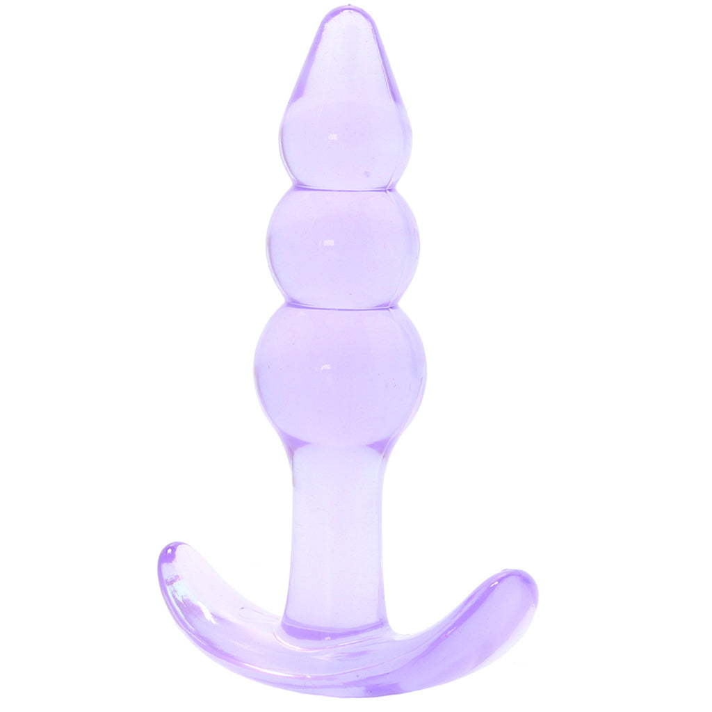 Jelly Rancher Ripple T Butt Plug in Purple Anal Sex Toys > Butt Plugs