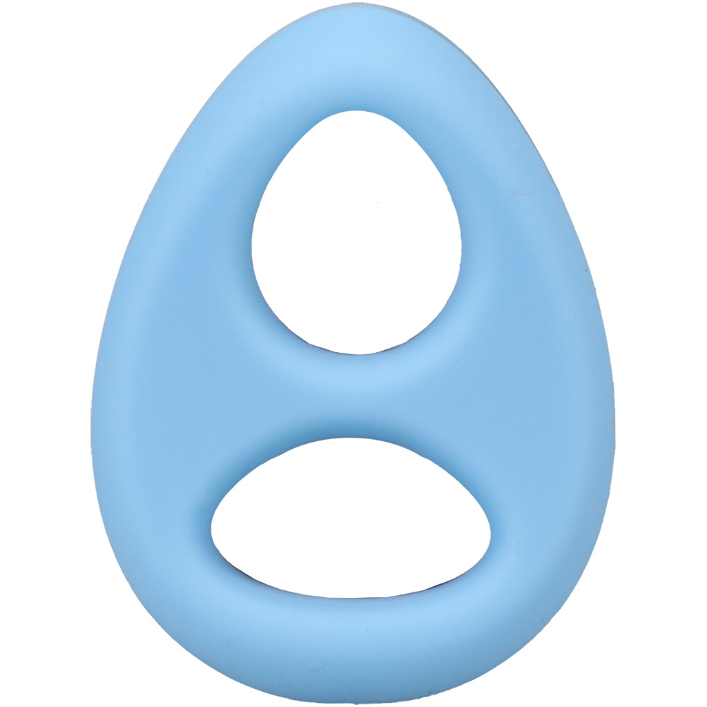Rock Solid The Code C-Ring and Bandana Set in Light Blue Cock Rings