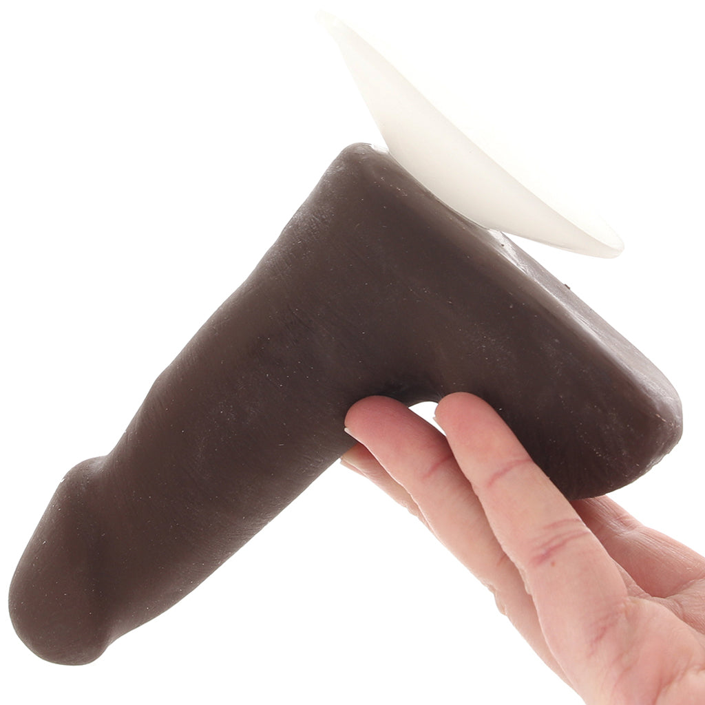 The Realistic 5 Inch Cock with Balls in Chocolate Dildo Sex Toys > Realistic Dildos