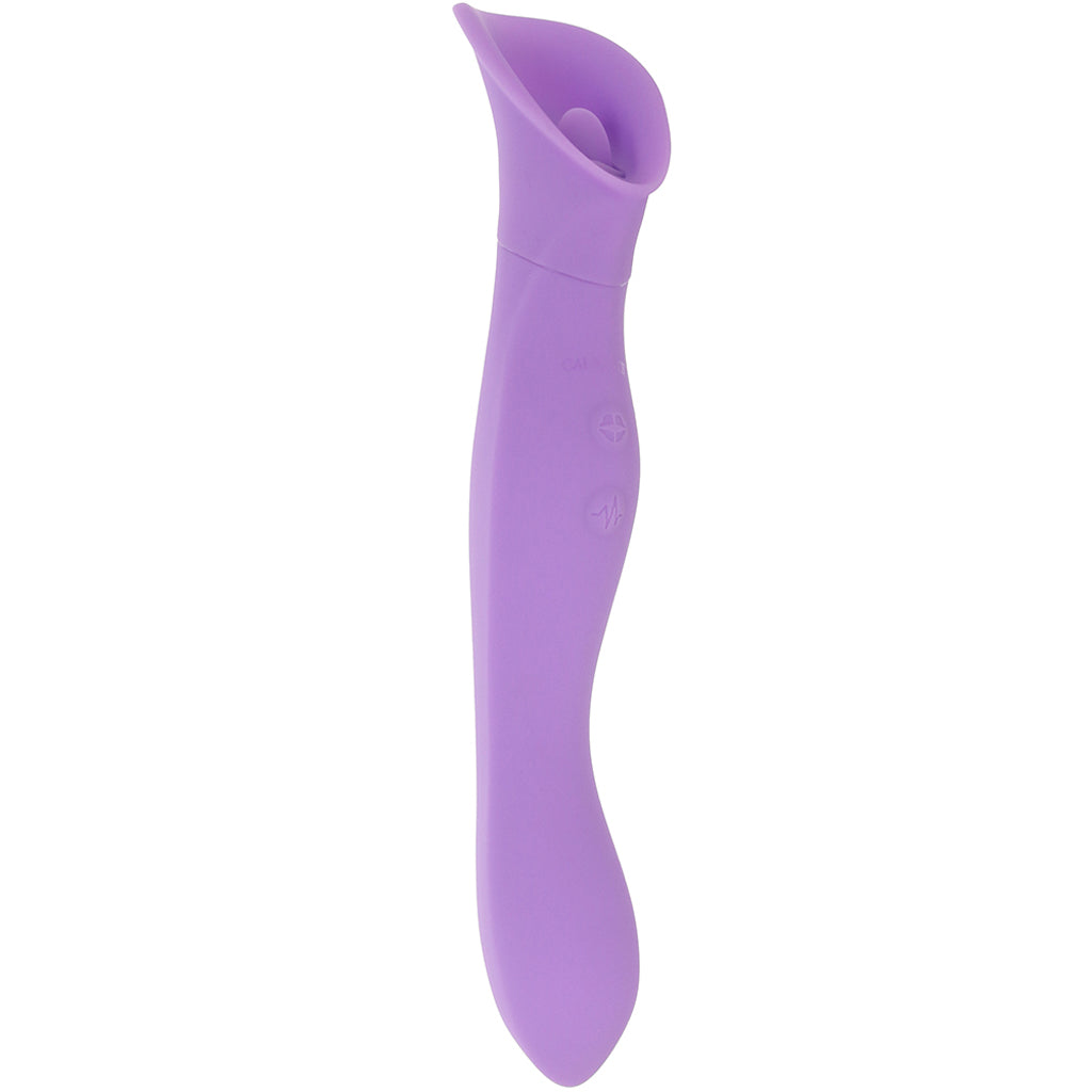 Couture Collection Dual Flickering Wand Vibrators > Clitoral Stimulators