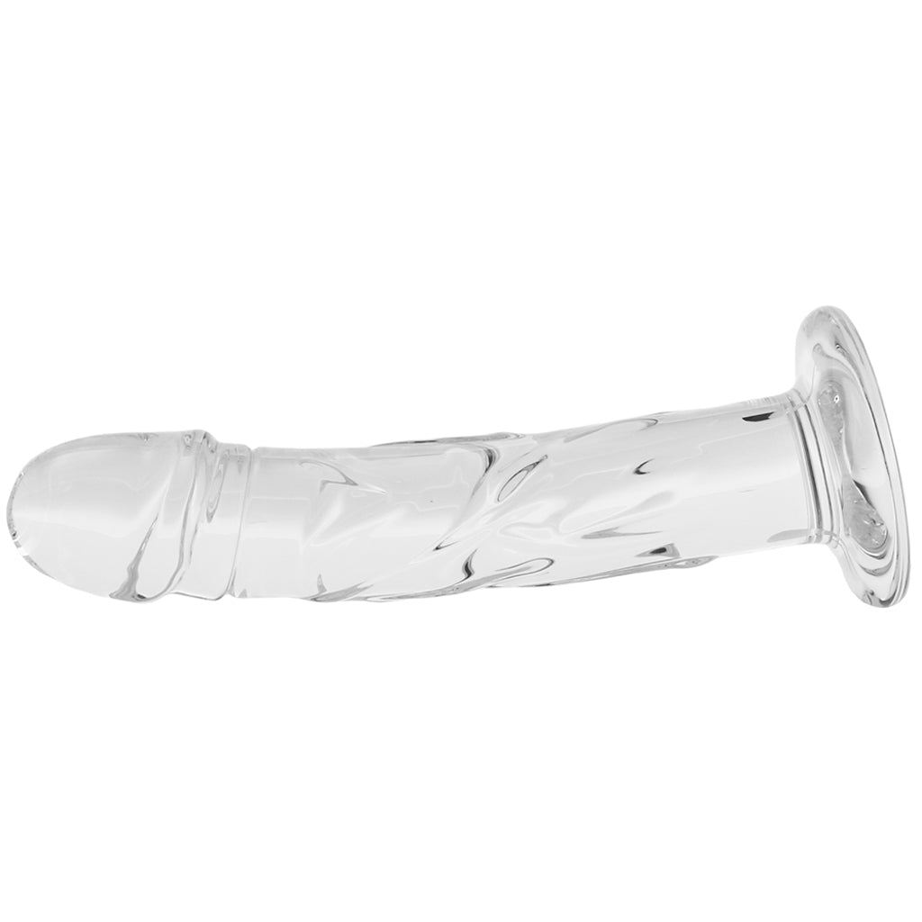 Blown Medium 7 Inch Realistic Glass Dildo Dildo Sex Toys > Pyrex Glass Dildos