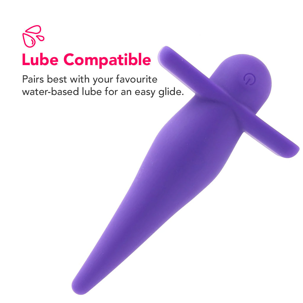 Rechargeable High Intensity Anal Probe in Purple Anal Sex Toys > Butt Plugs